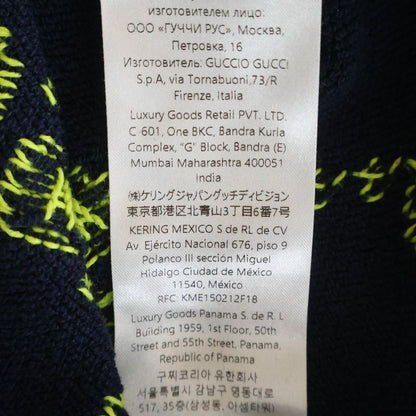 Gucci GG Cotton Knit Sweatshirt All Over Pattern Jacquard Crew Neck Sweater — view 7