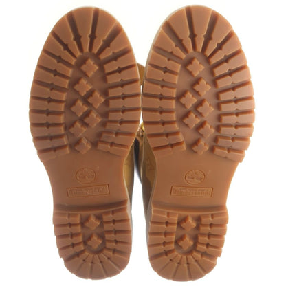 Louis Vuitton Timberland Monogram Contrast Leather Ankle Boots Brown — view 5