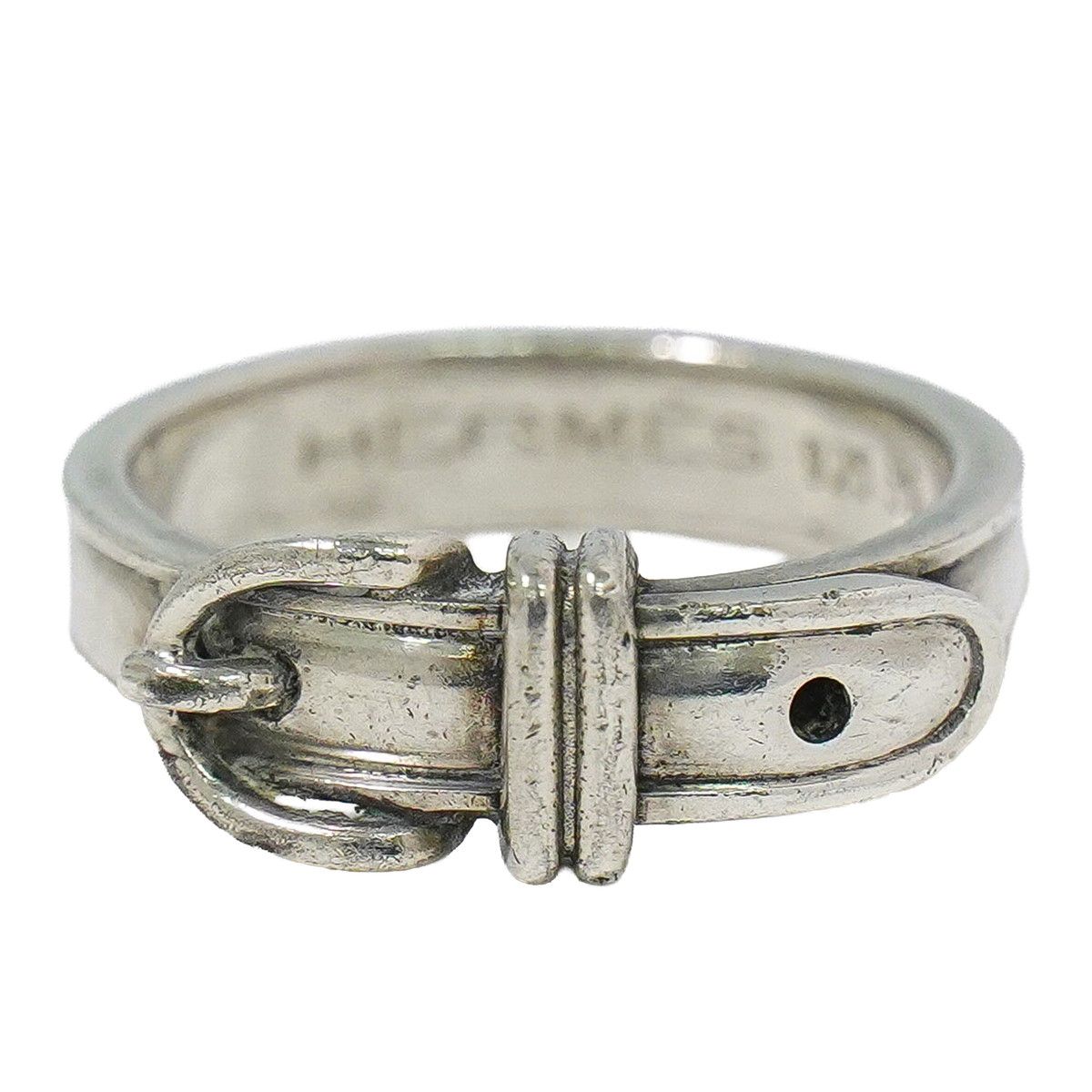 Hermes Ceinture Belt Motif 925 Ring 55 Silver