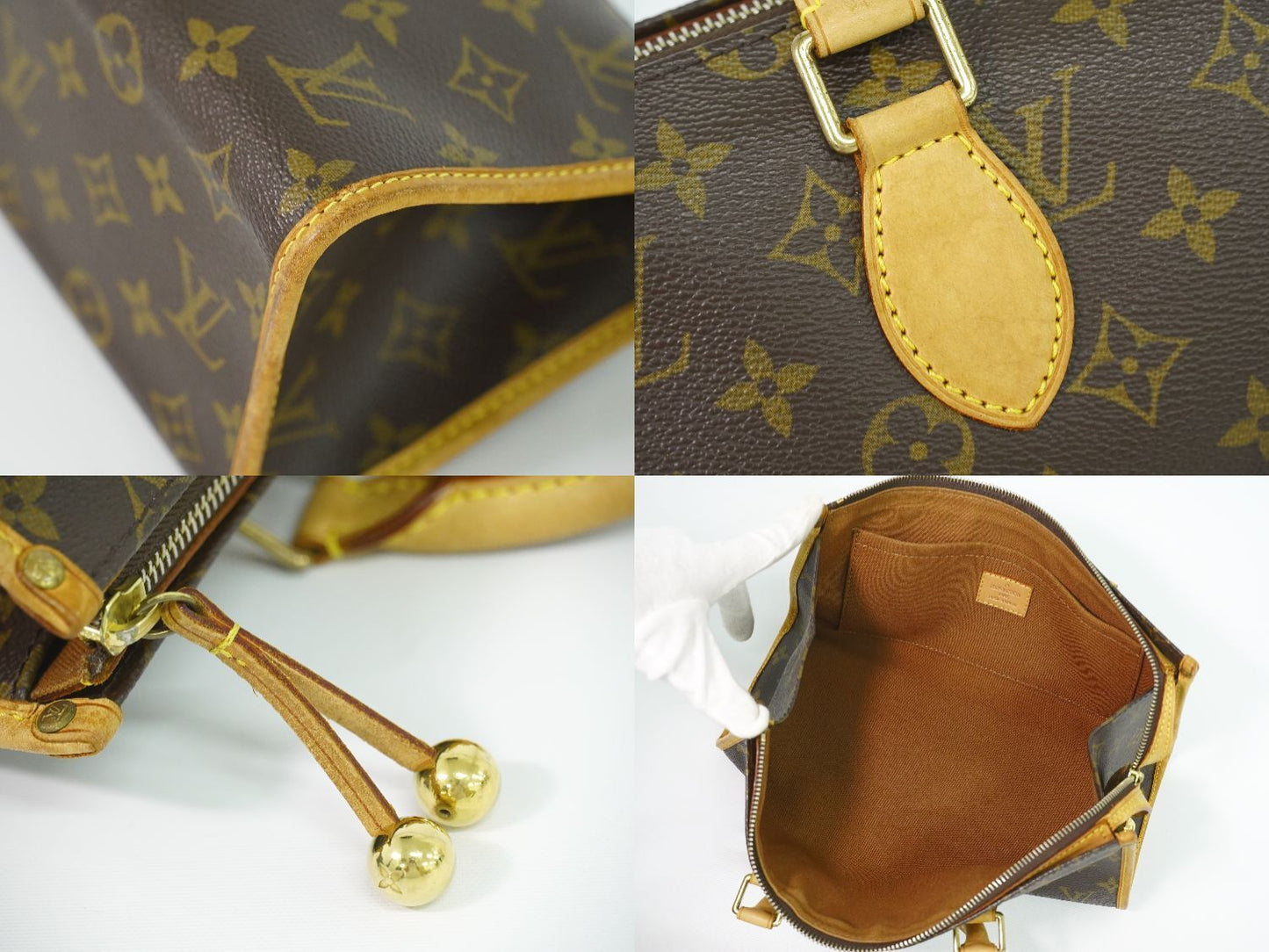 Louis Vuitton LV Popincourt Monogram Handbag Brown — view 7