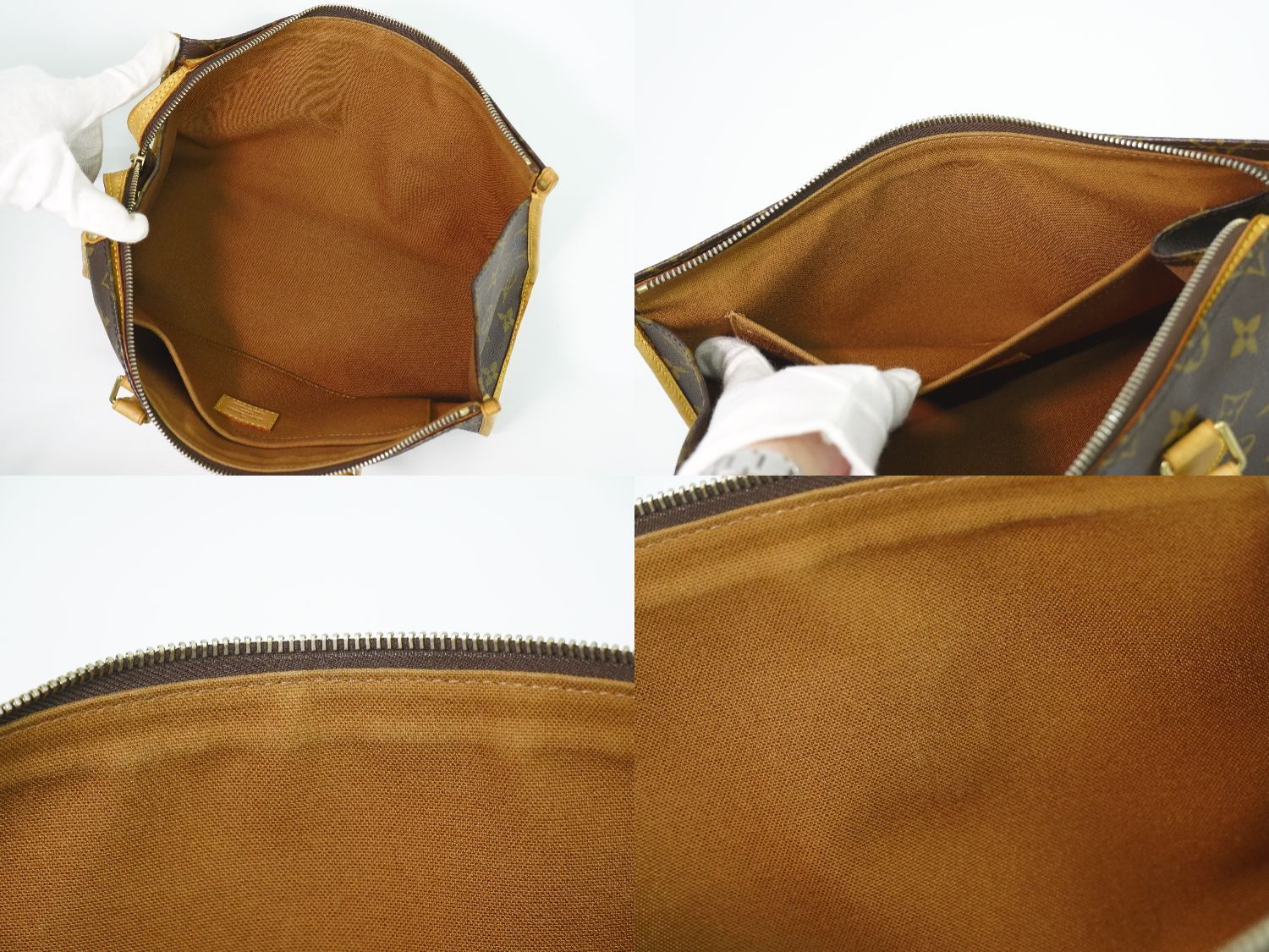 Louis Vuitton LV Popincourt Monogram Handbag Brown — view 8