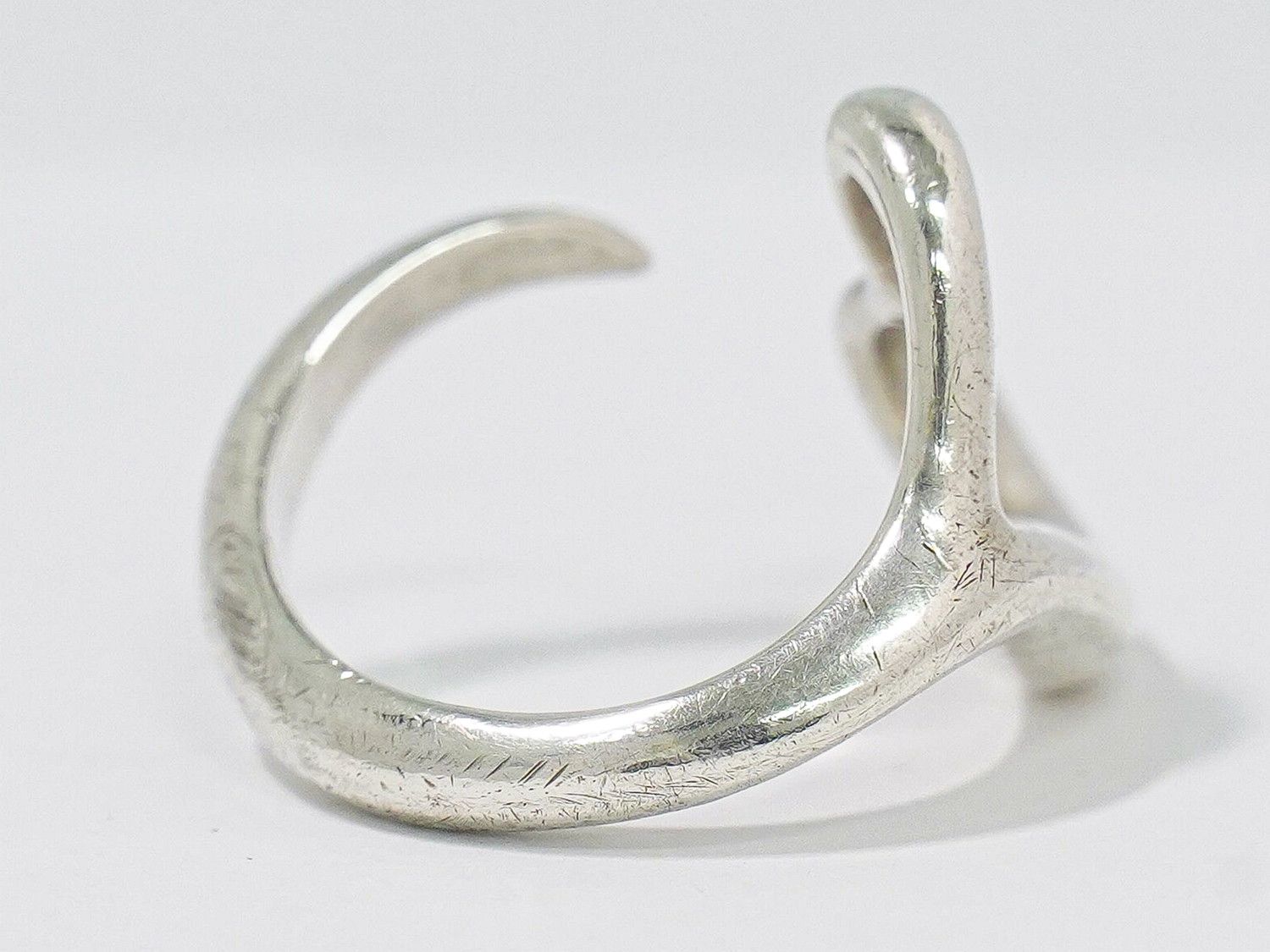 Tiffany & Co Open Heart 925 Ring Silver — view 4