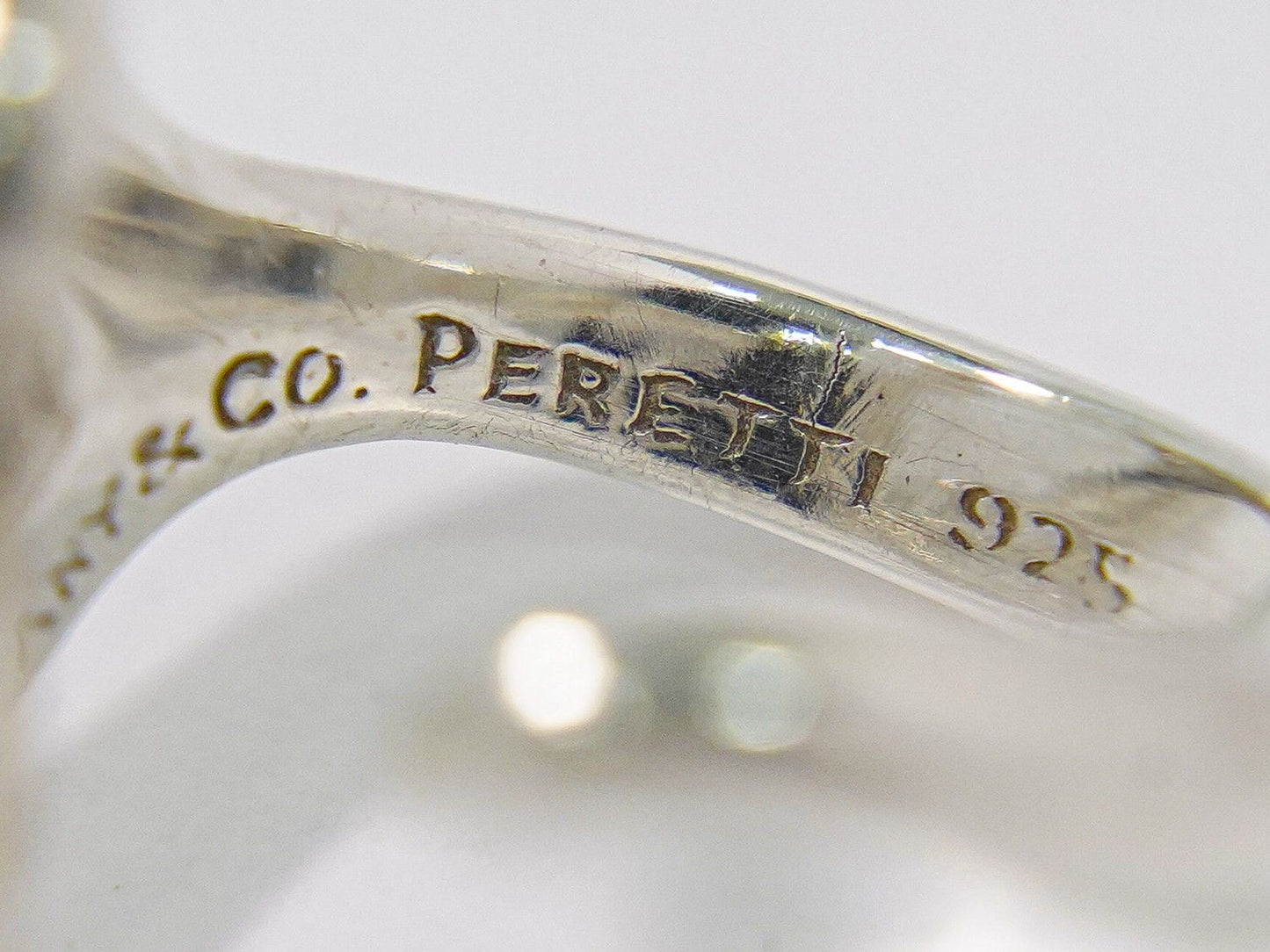 Tiffany & Co Open Heart 925 Ring Silver — view 9