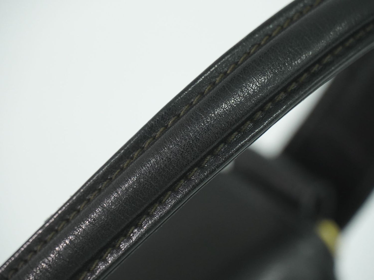Gucci Vintage Handbag Leather Black — view 6