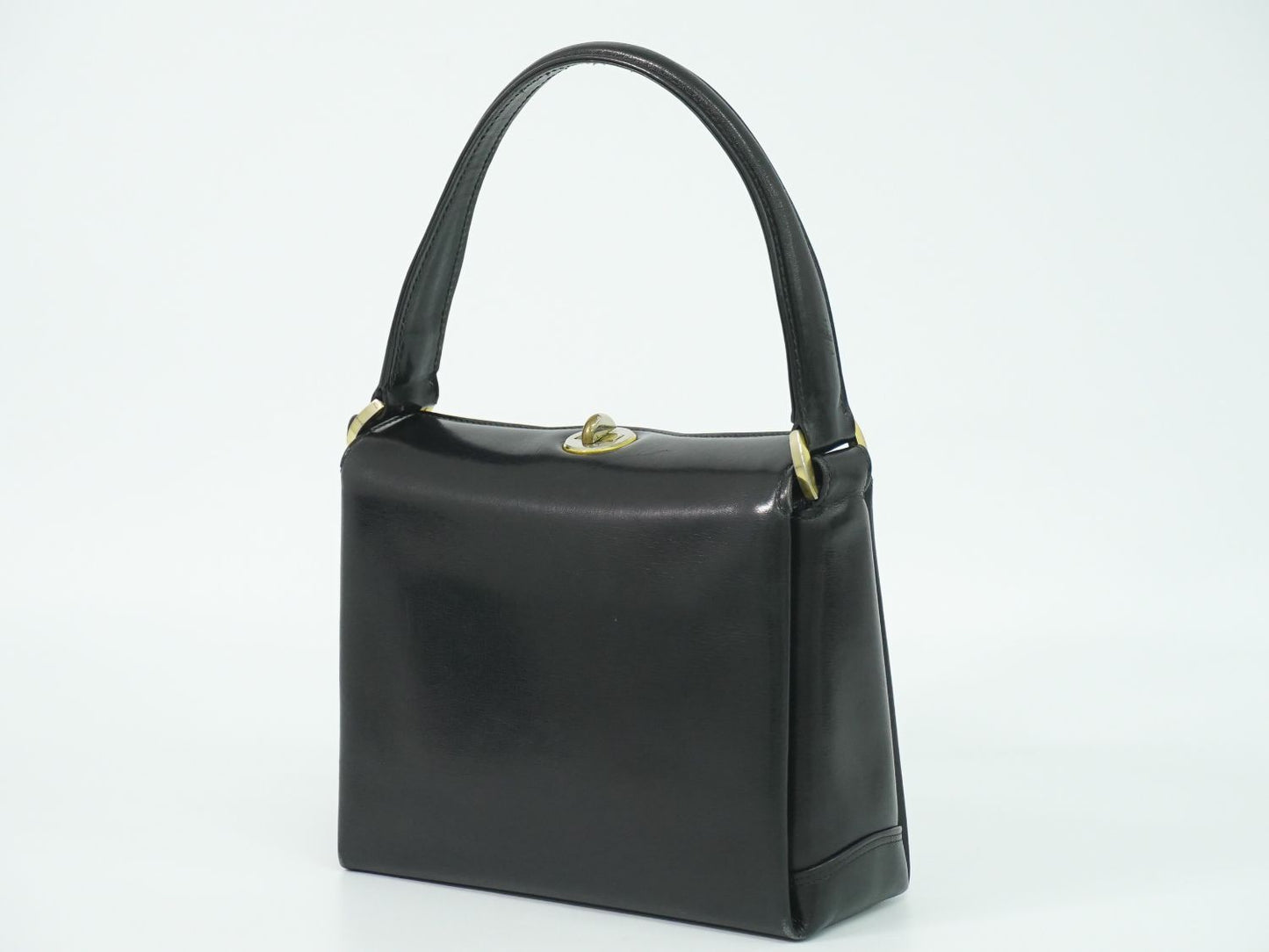 Gucci Vintage Handbag Leather Black — view 2