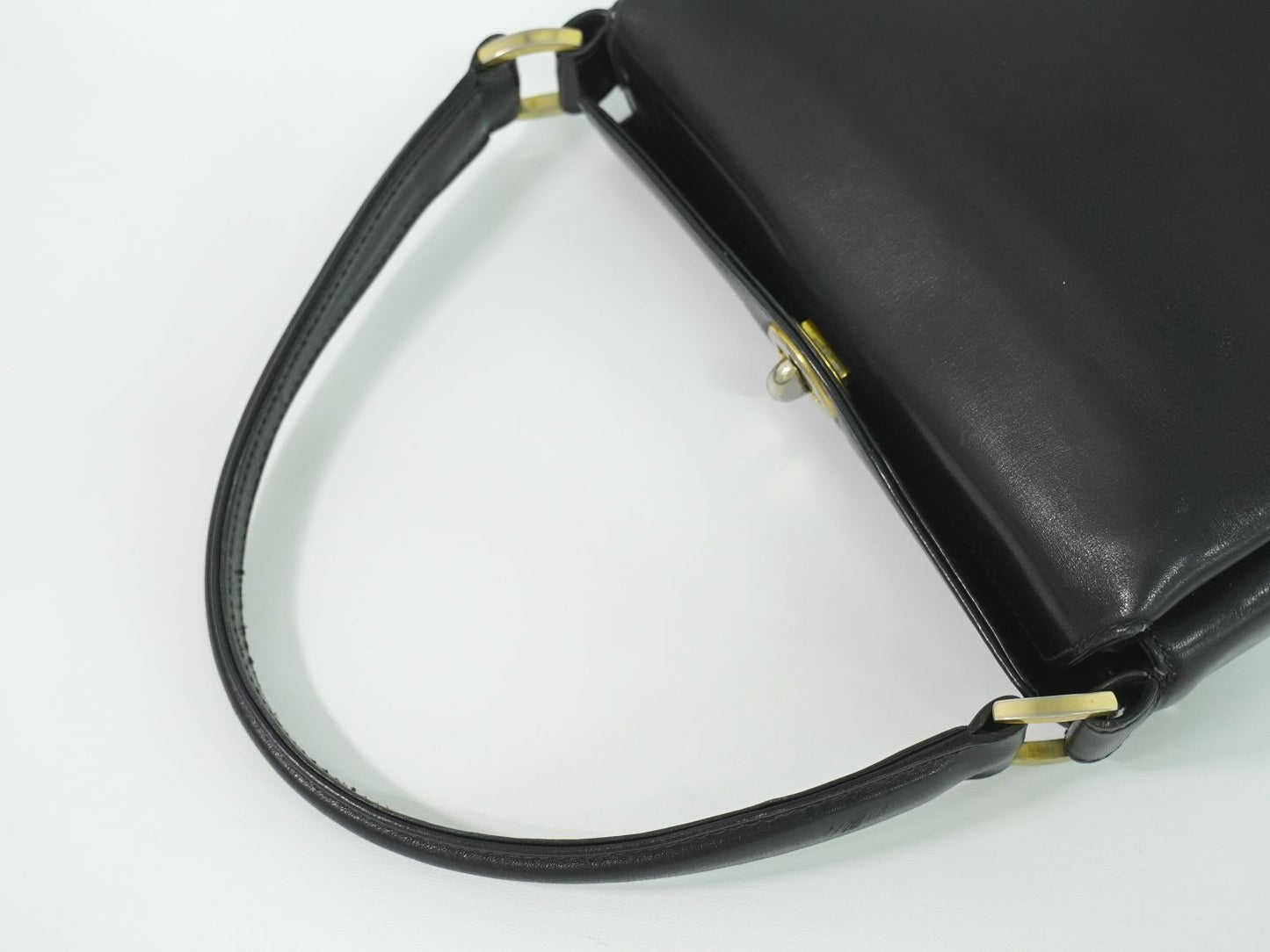 Gucci Vintage Handbag Leather Black — view 4