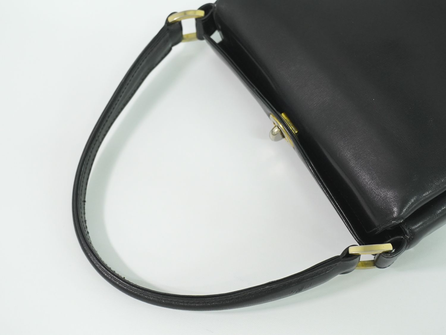 Gucci Vintage Handbag Leather Black — view 4