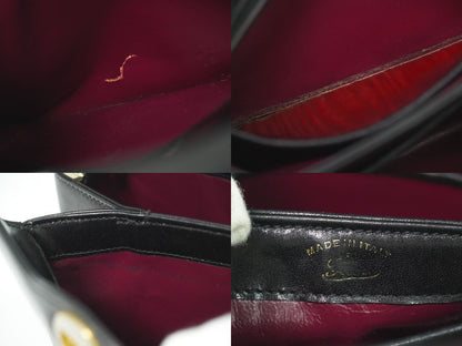 Gucci Vintage Handbag Leather Black — view 9