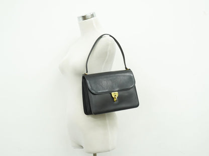 Dior Leather Handbag Black — view 7