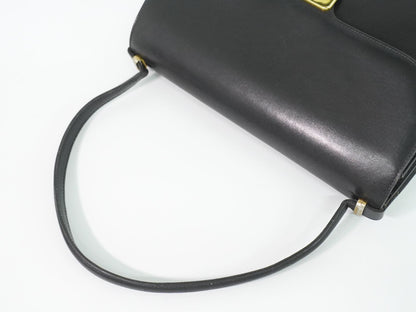 Dior Leather Handbag Black — view 4