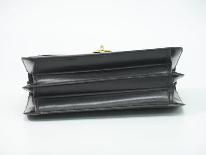 Dior Leather Handbag Black — view 3