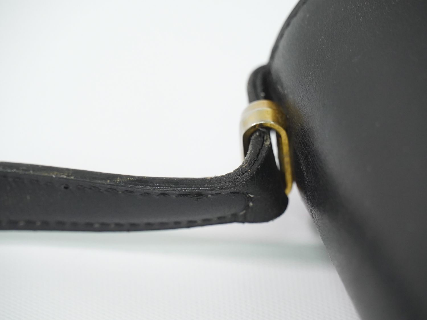 Dior Leather Handbag Black — view 5