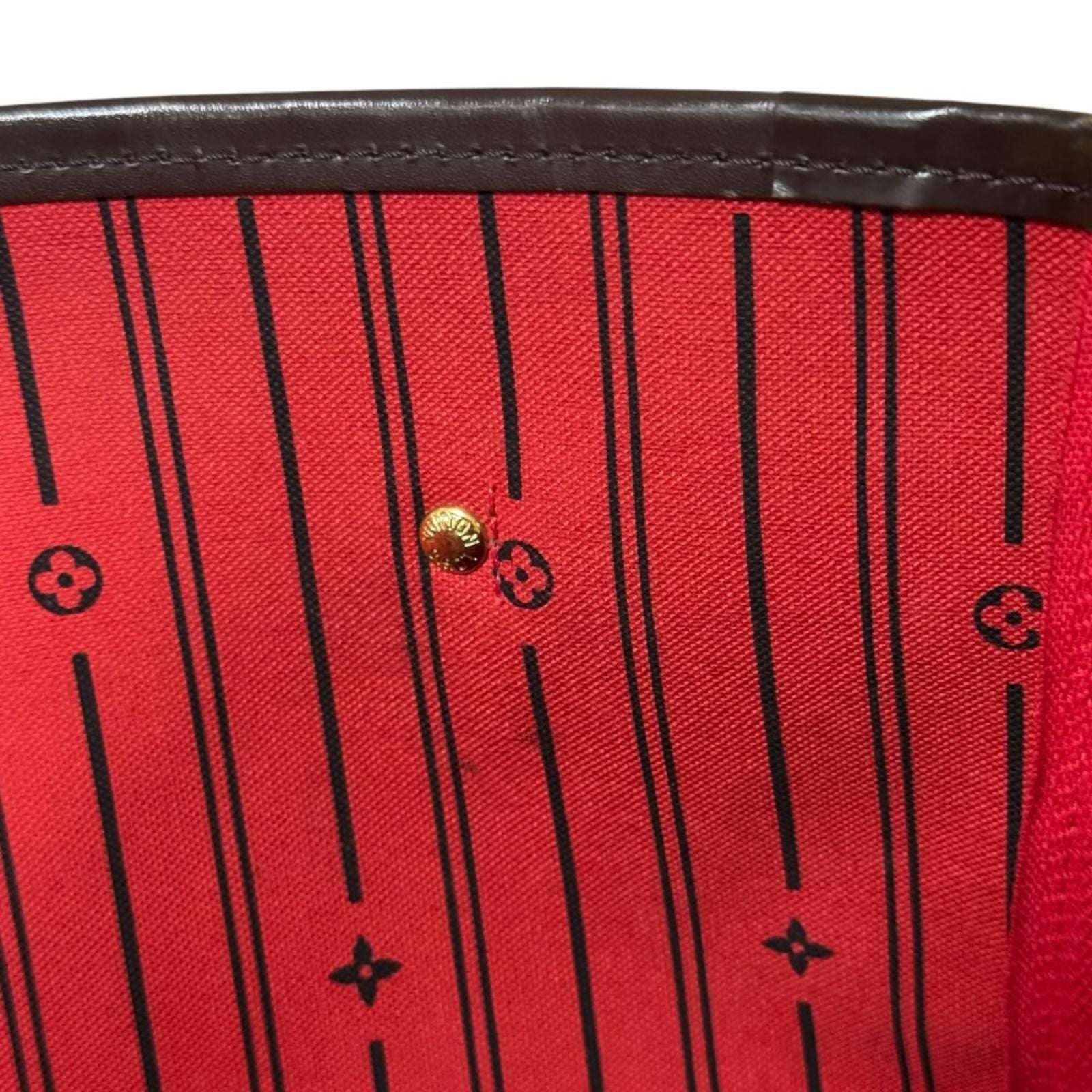 Louis Vuitton Neverfull MM Damier Tote Canvas Brown — view 7