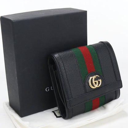 Gucci Compact Wallet Ophidia Bifold Leather
