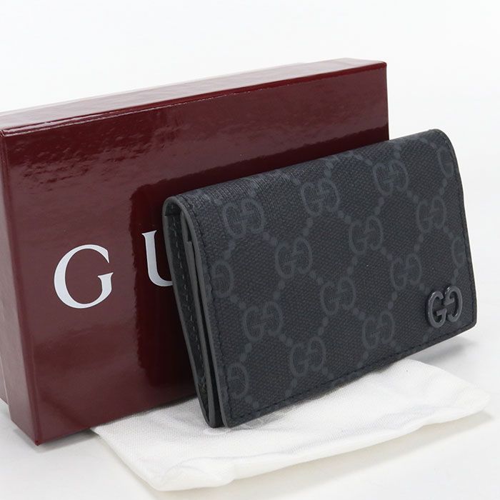 Gucci GG Card Case Supreme Facqc Business Holder