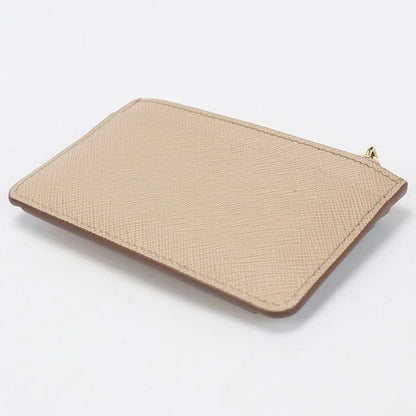Prada Fragment Case Triangle Logo Coin Purse Leather — view 2