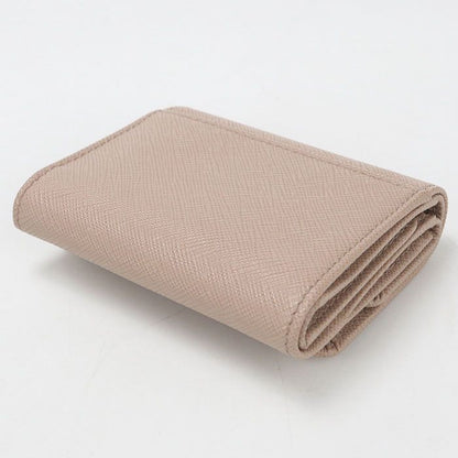 Prada Saffiano Triangle Wallet Trifold Leather — view 2
