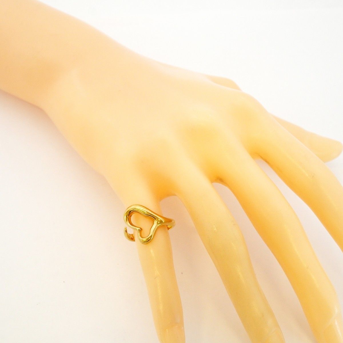 Tiffany & Co Ring Open Heart 18k Yellow Gold — view 7