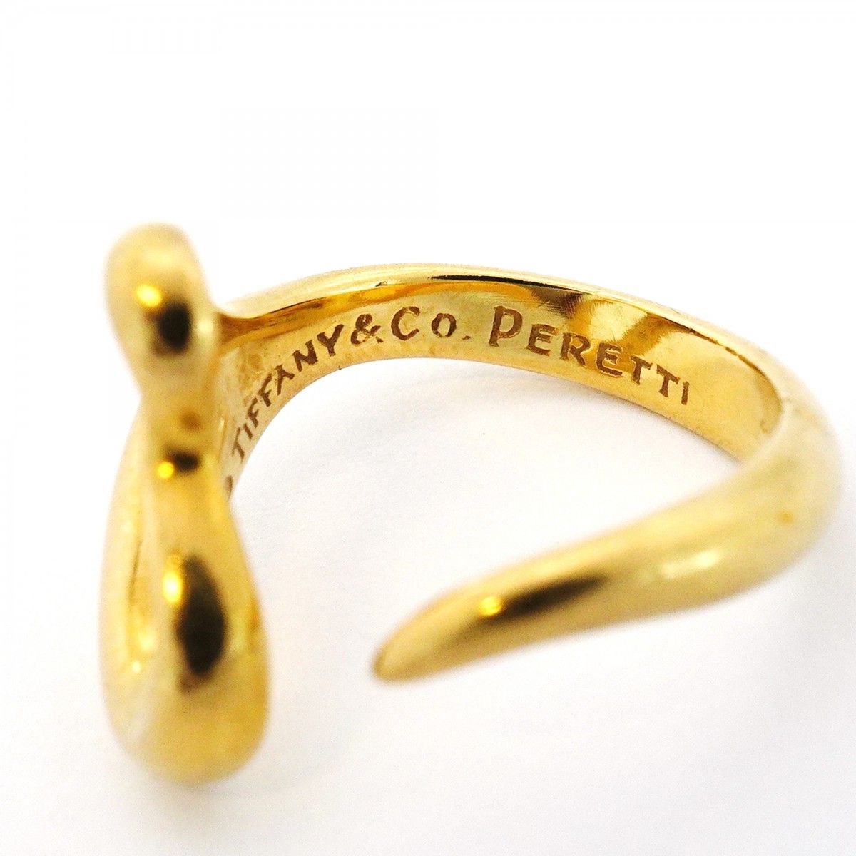 Tiffany & Co Ring Open Heart 18k Yellow Gold — view 5