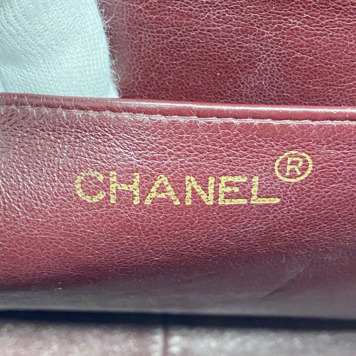 Chanel Backpack Quilted Jumbo CC Logo Lambskin Black Gold — view 5