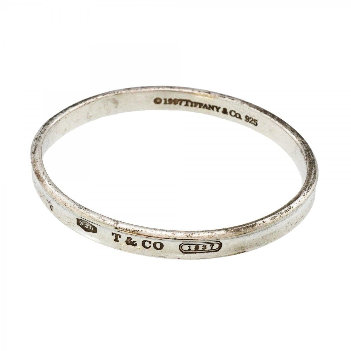 Tiffany & Co Bangle Narrow 925 Sterling Silver Bracelet