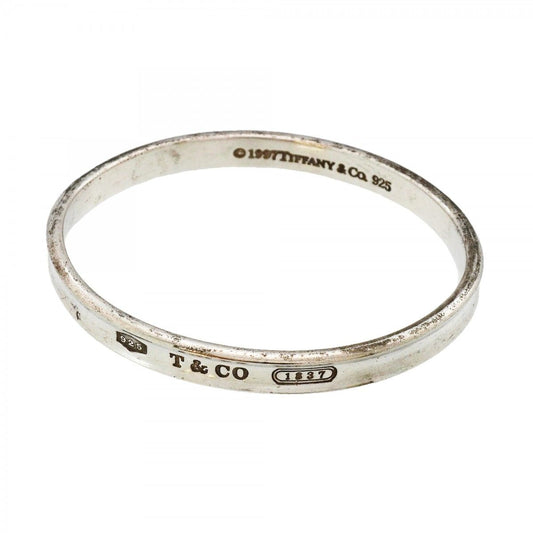 Tiffany & Co Bangle Narrow 925 Sterling Silver Bracelet