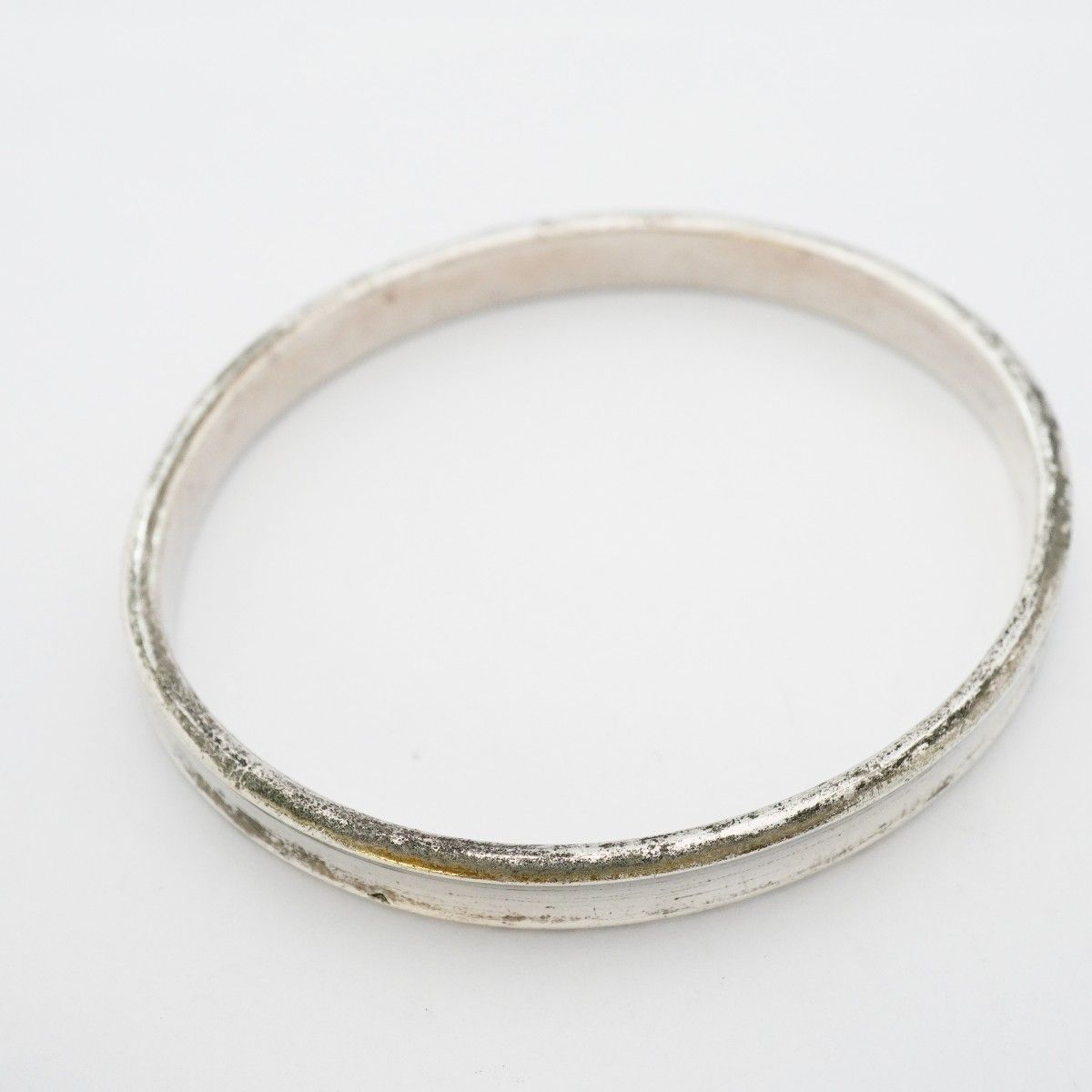Tiffany & Co Bangle Narrow 925 Sterling Silver Bracelet — view 6