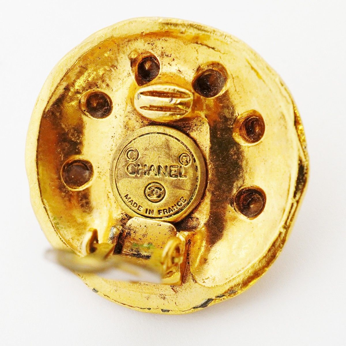 Chanel Earrings Vintage Round — view 4