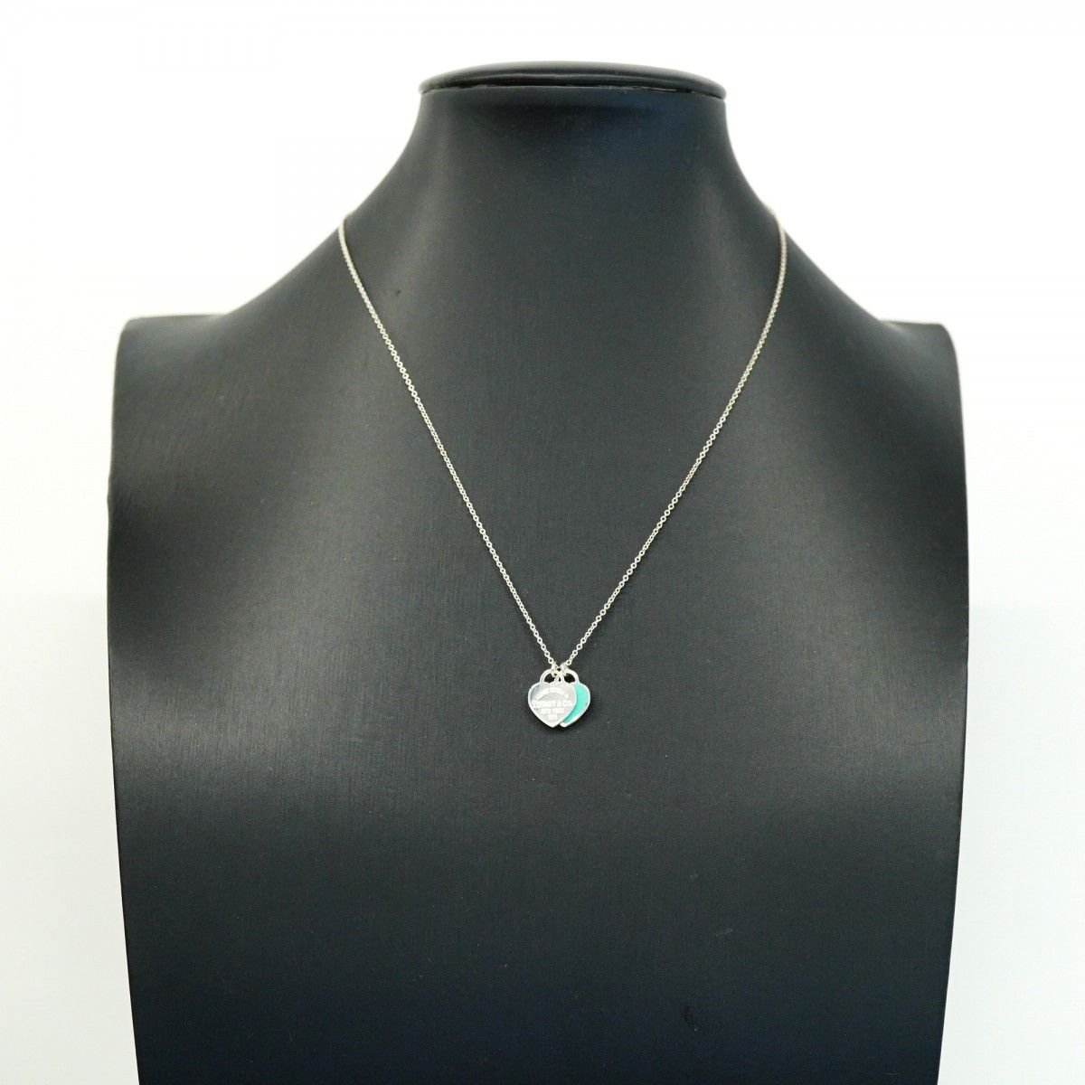 Tiffany & Co Necklace Return to Heart 925 Sterling Silver Blue — view 6