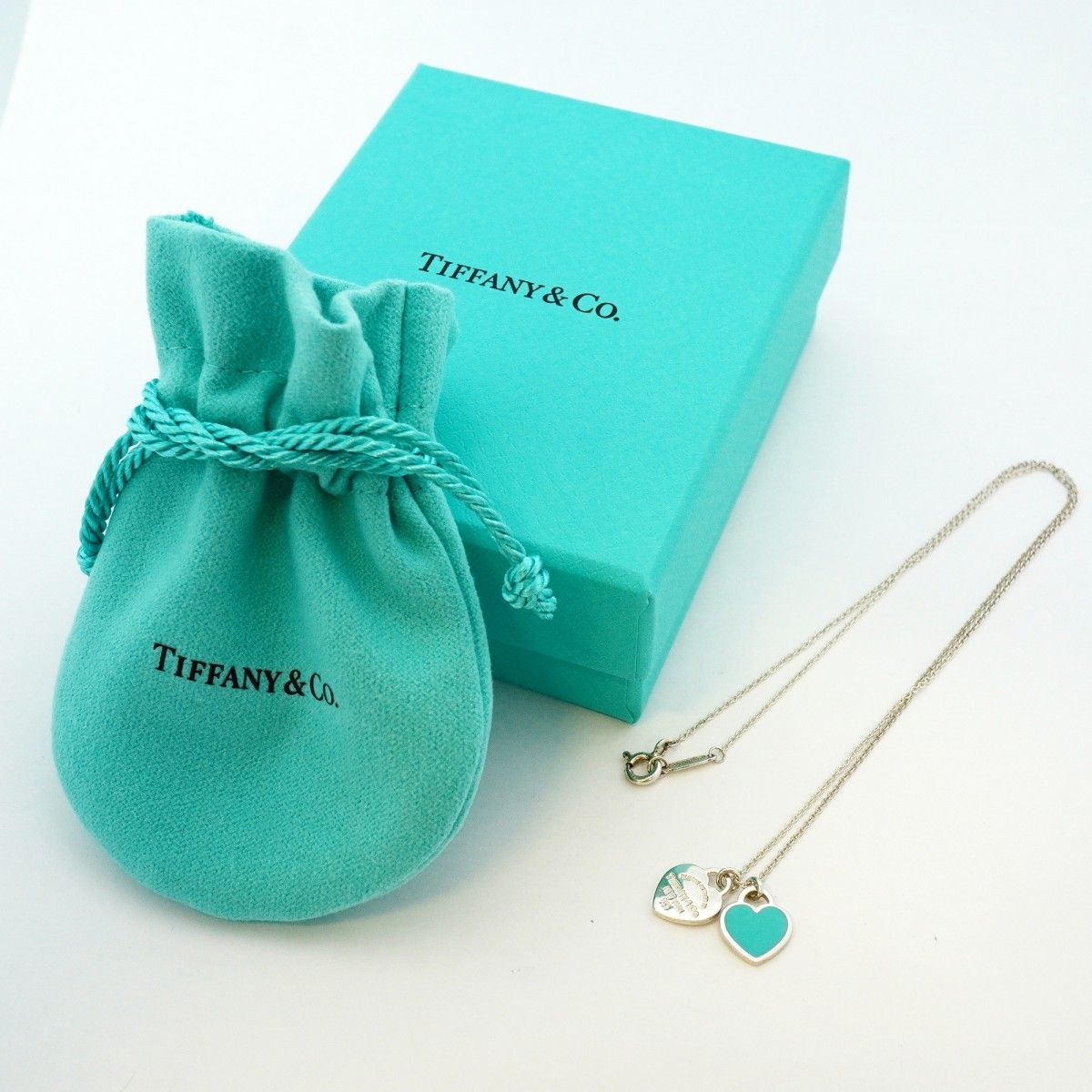Tiffany & Co Necklace Return to Heart 925 Sterling Silver Blue — view 7