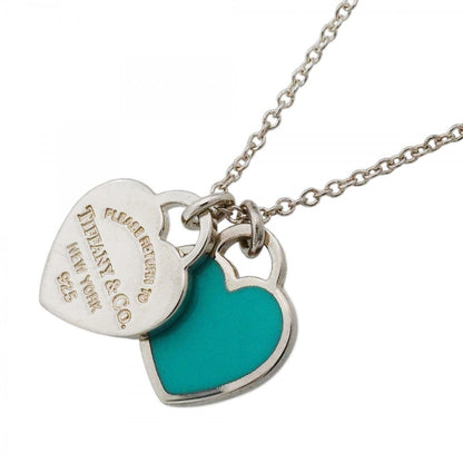 Tiffany & Co Necklace Return to Heart 925 Sterling Silver Blue