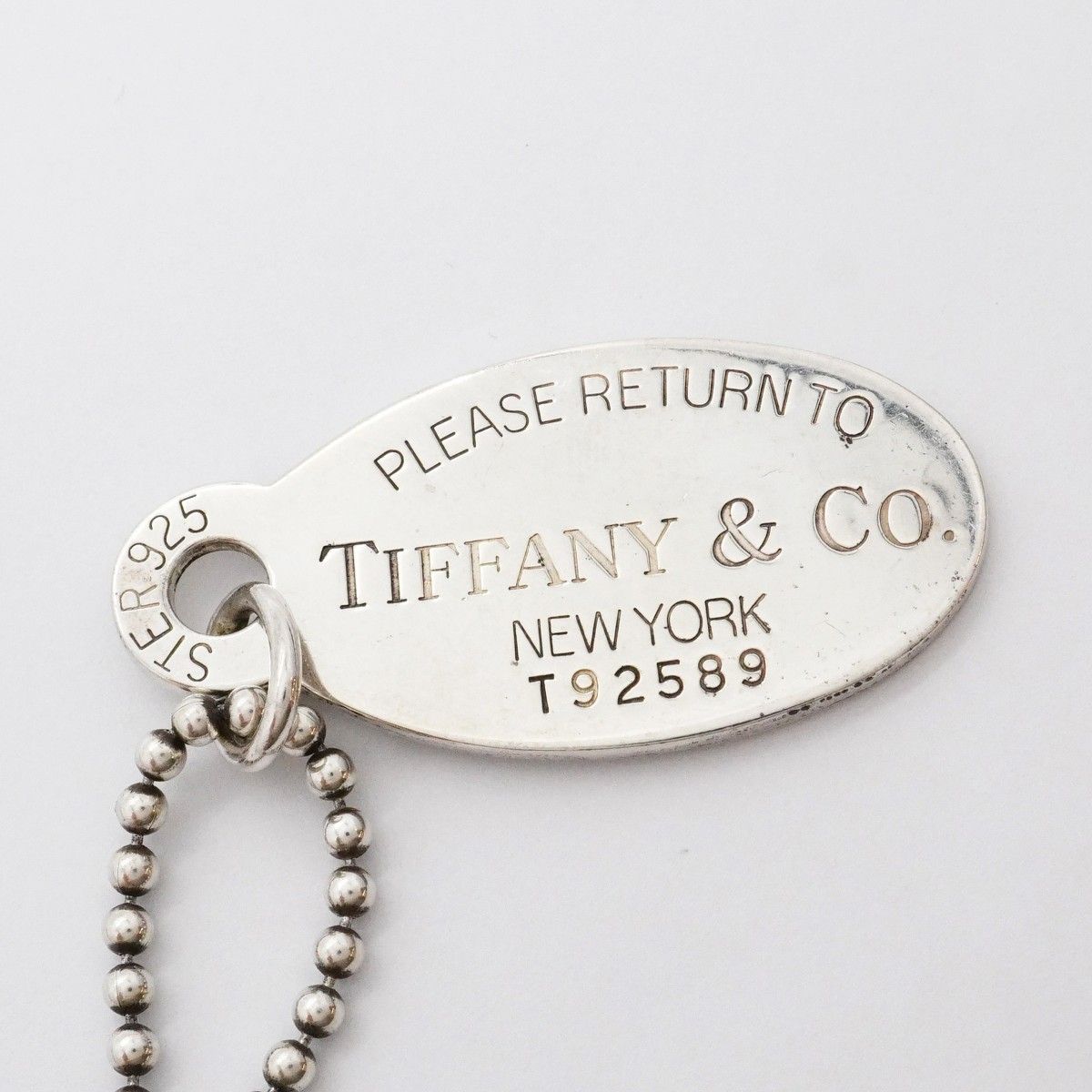 Tiffany & Co Necklace Return to Oval 925 Sterling Silver — view 6