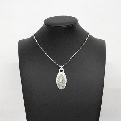 Tiffany & Co Necklace Return to Oval 925 Sterling Silver — view 8