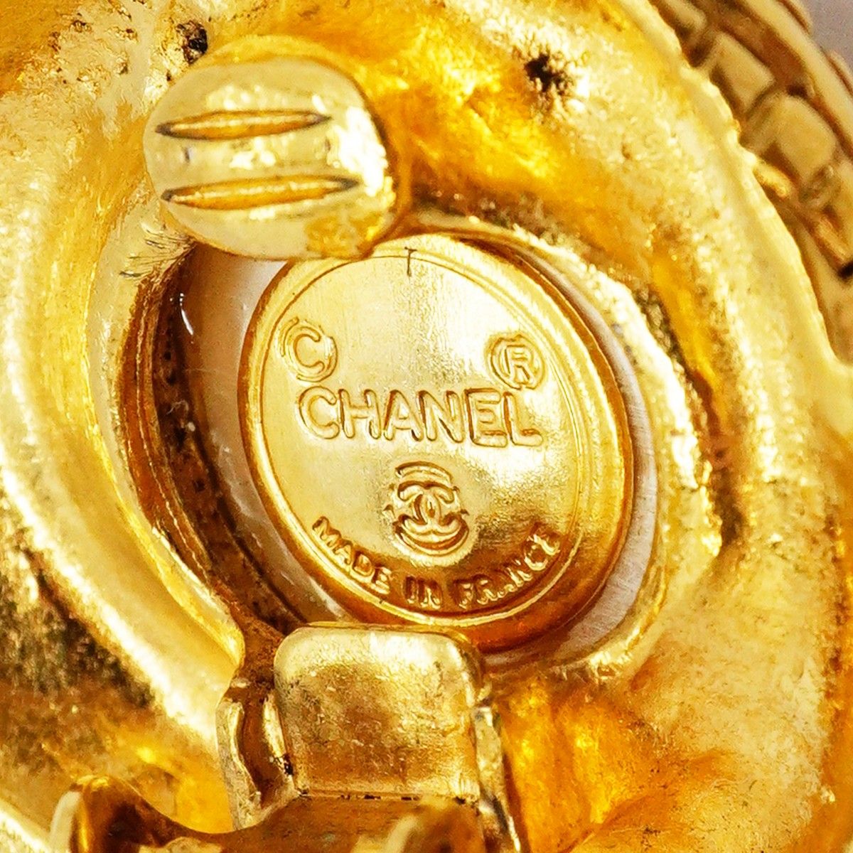 Chanel Earrings Vintage Round — view 4