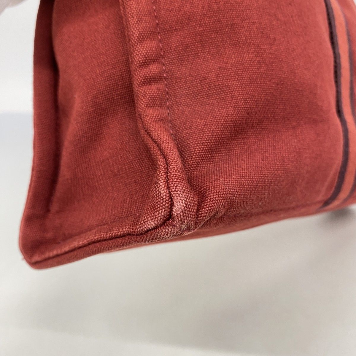 Hermes Tote Fourre Tout MM Canvas Bordeaux Silver — view 6