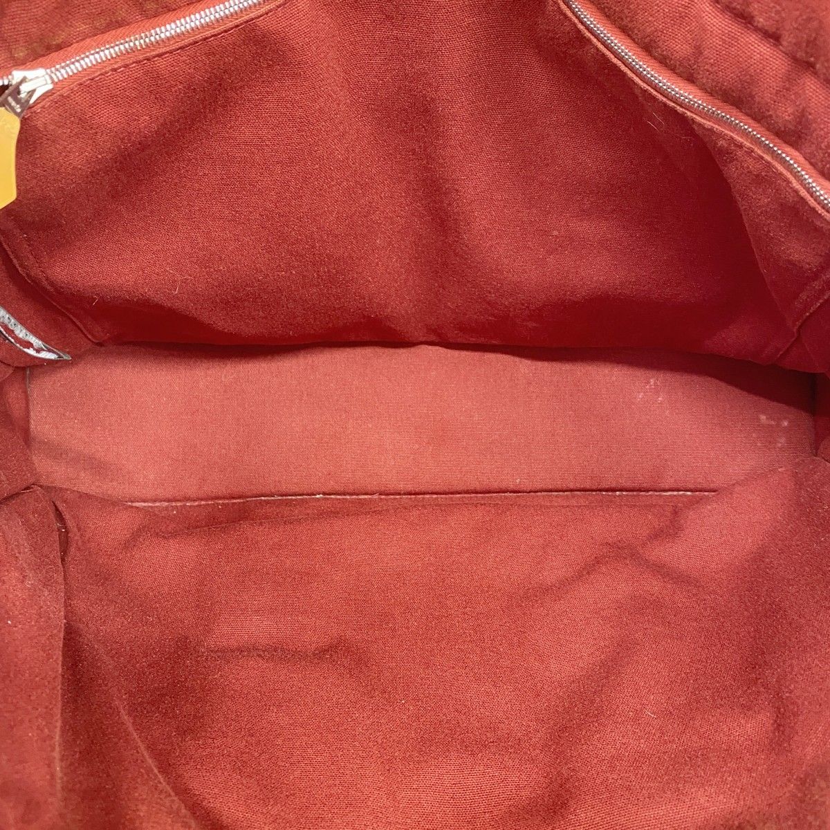 Hermes Tote Fourre Tout MM Canvas Bordeaux Silver — view 4