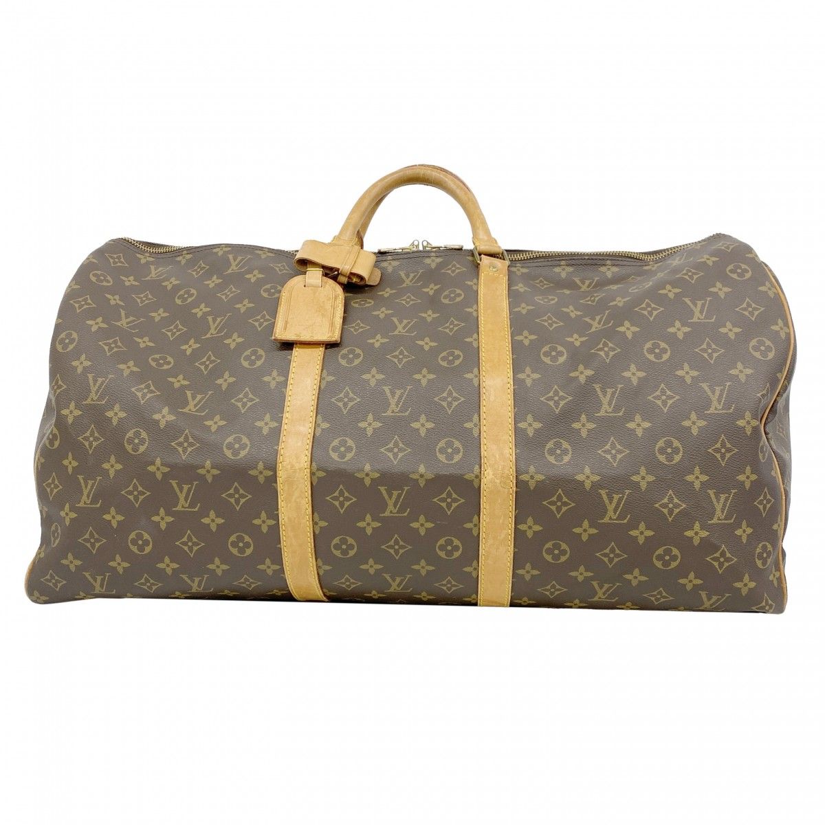Louis Vuitton Boston Bag Monogram Keepall 60 Brown