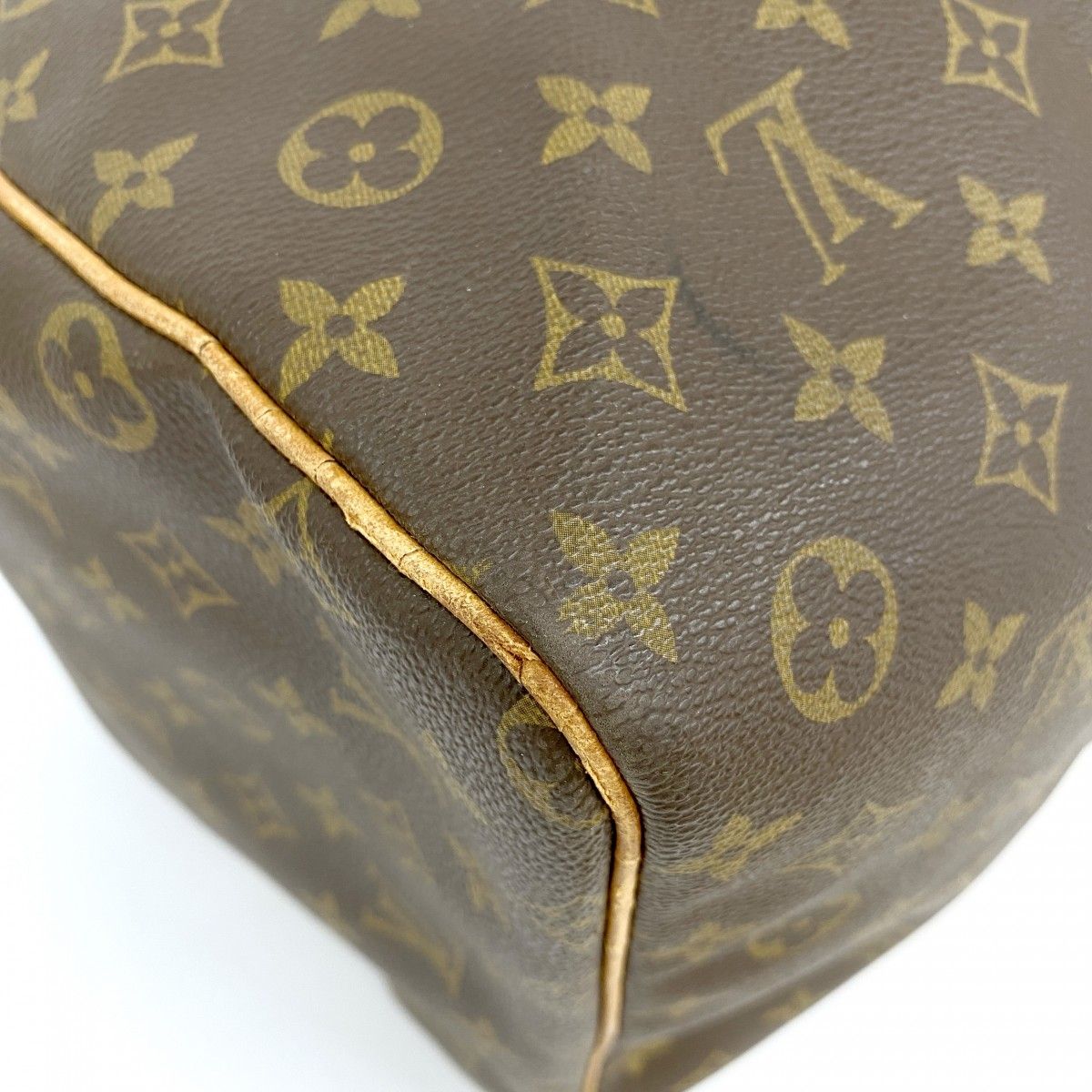 Louis Vuitton Boston Bag Monogram Keepall 60 Brown — view 7