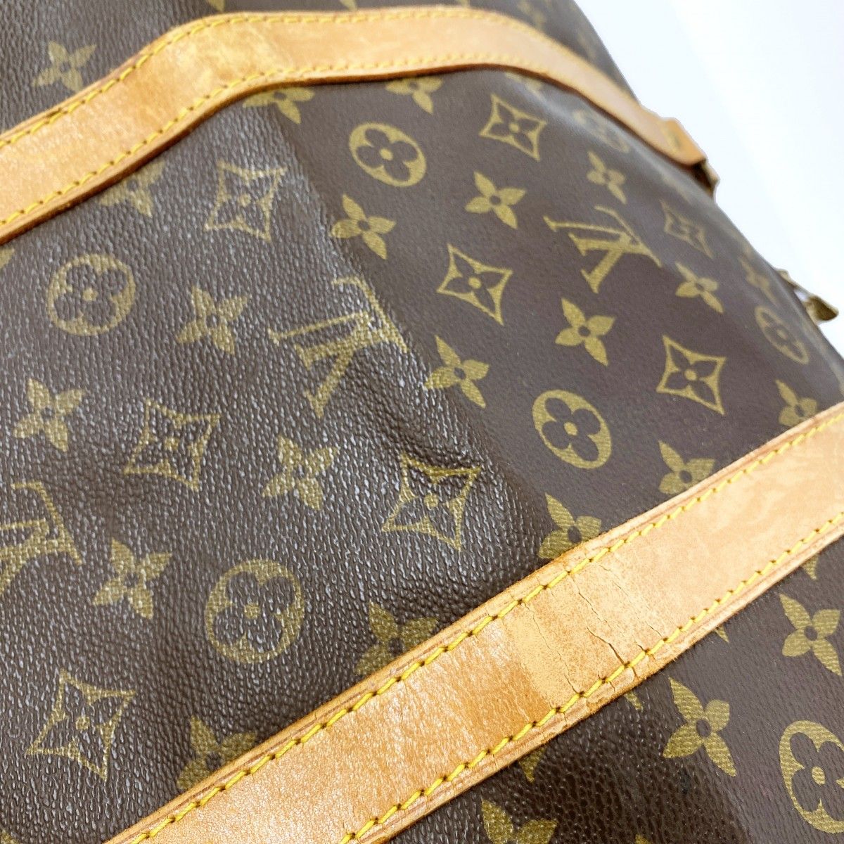 Louis Vuitton Boston Bag Monogram Keepall 60 Brown — view 9