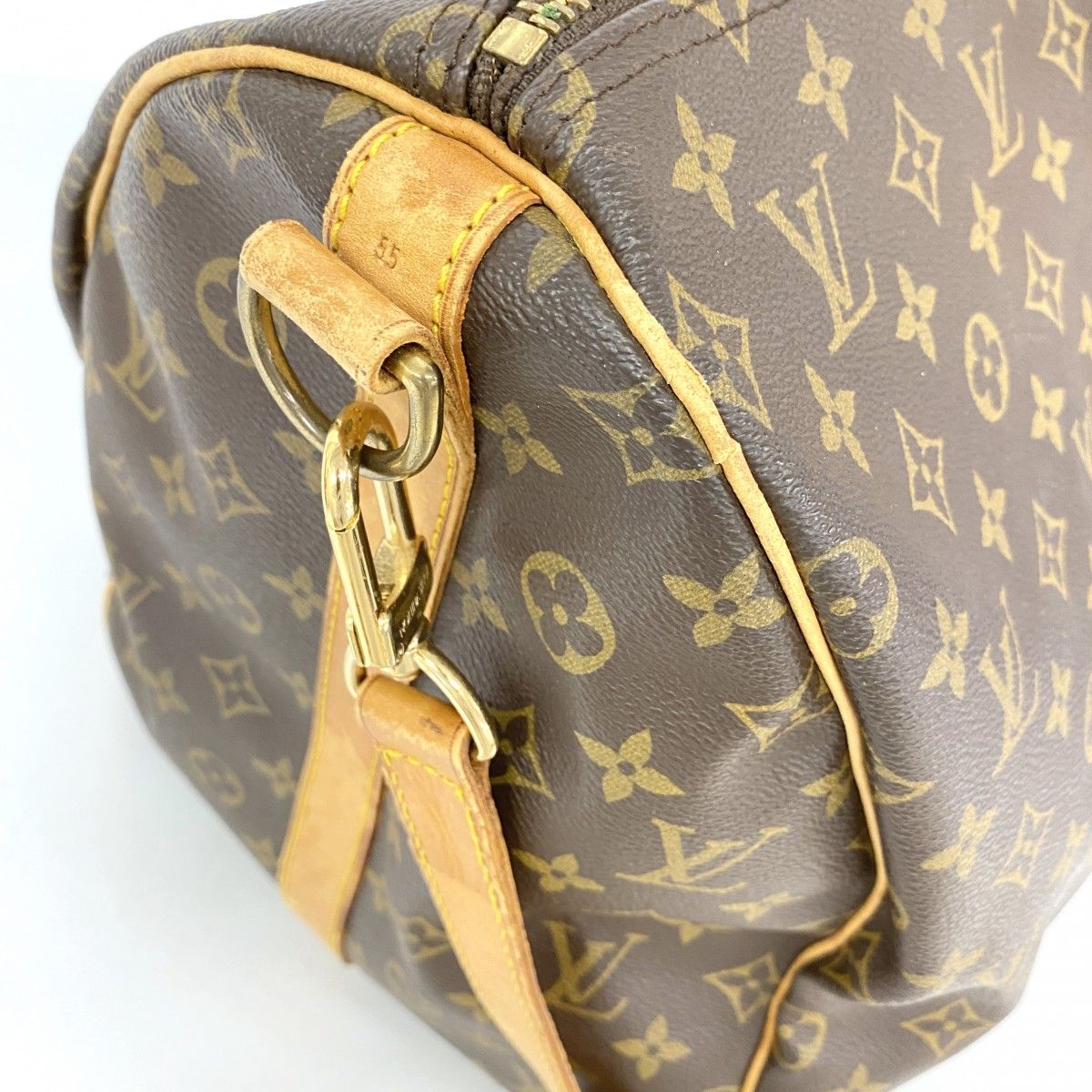 Louis Vuitton Boston Bag Monogram Keepall Bandouliere 55 Brown — view 7