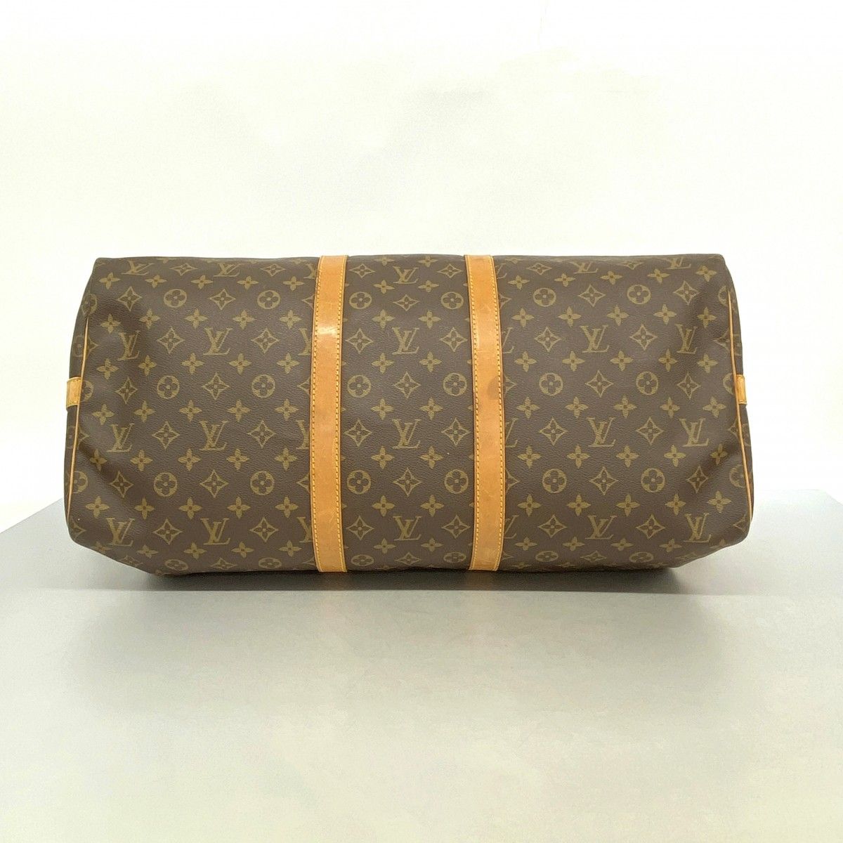 Louis Vuitton Boston Bag Monogram Keepall Bandouliere 55 Brown — view 3