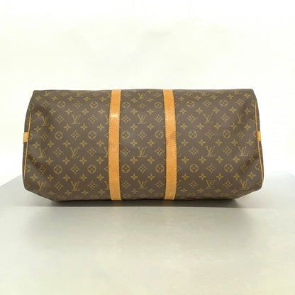 Louis Vuitton Boston Bag Monogram Keepall Bandouliere 55 Brown — view 3