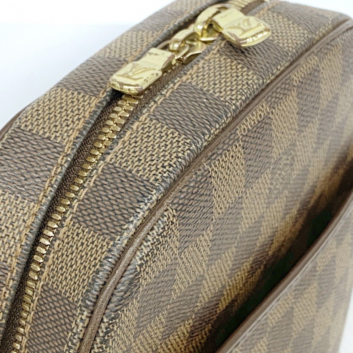 Louis Vuitton Shoulder Bag Damier Ipanema PM Ebene — view 7