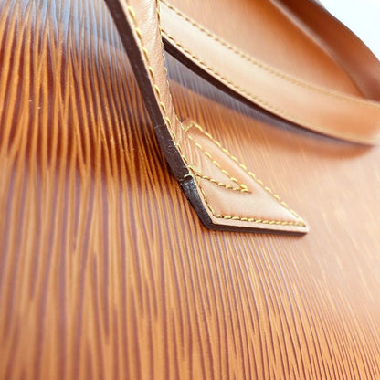 Louis Vuitton Shoulder Bag Epi Lussac Kenya Brown — view 8