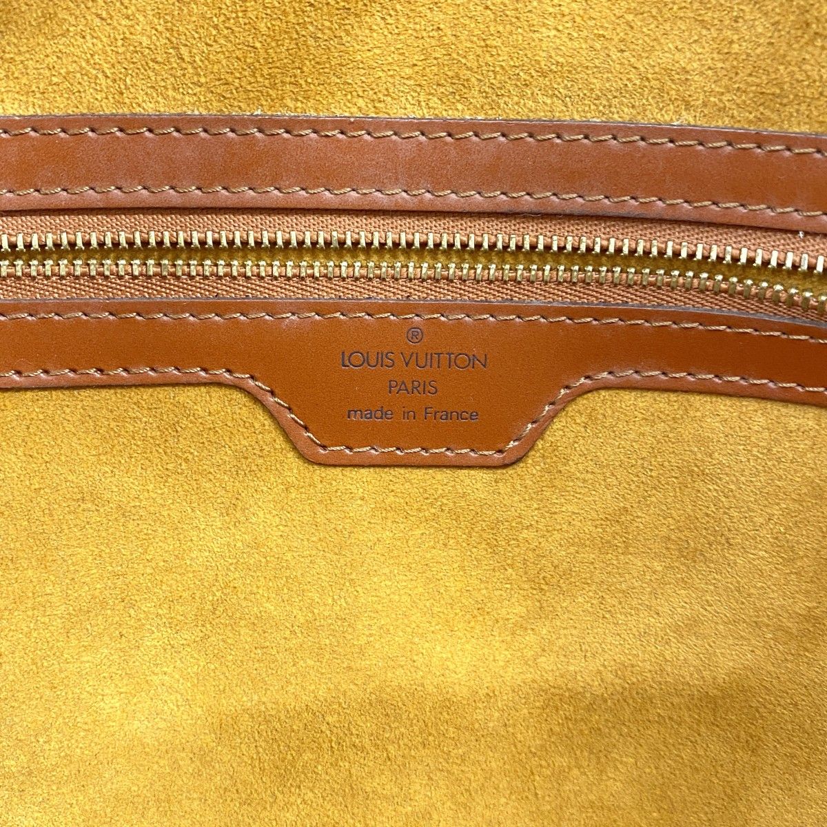 Louis Vuitton Shoulder Bag Epi Lussac Kenya Brown — view 5