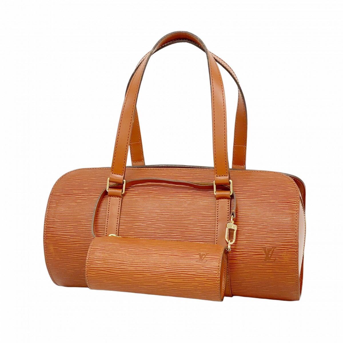 Louis Vuitton Handbag Epi Soufflot Kenya Brown