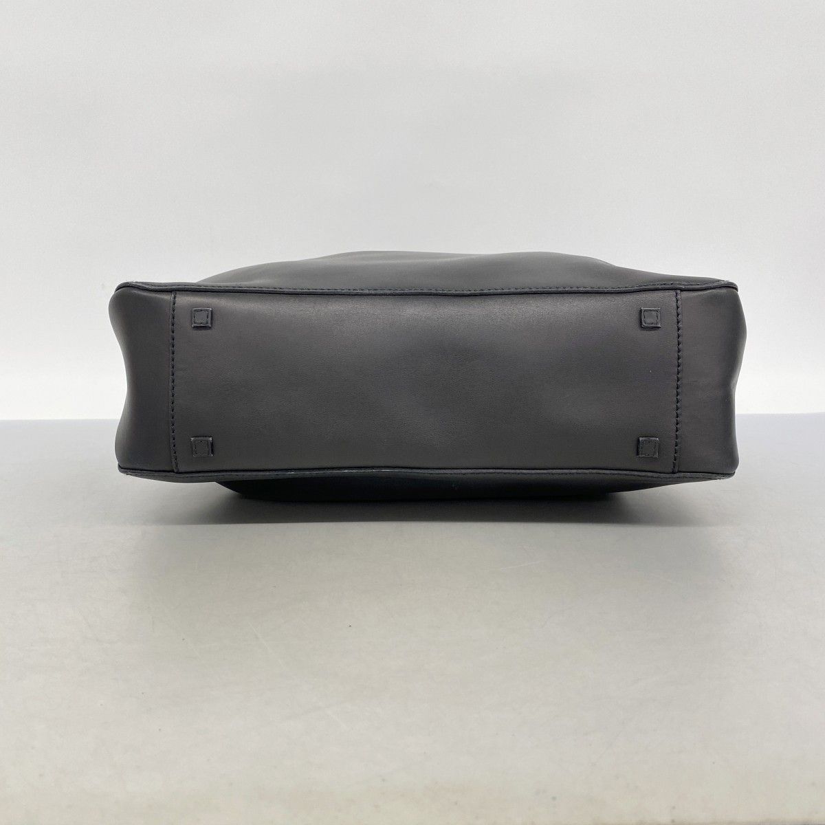 Gucci Tote Leather Black Silver — view 3