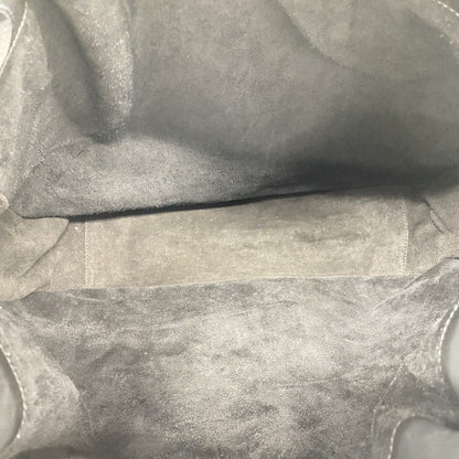 Gucci Tote Leather Black Silver — view 4