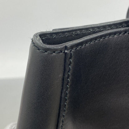 Gucci Tote Leather Black Silver — view 7