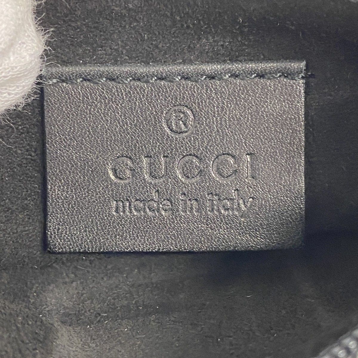 Gucci Tote Leather Black Silver — view 5